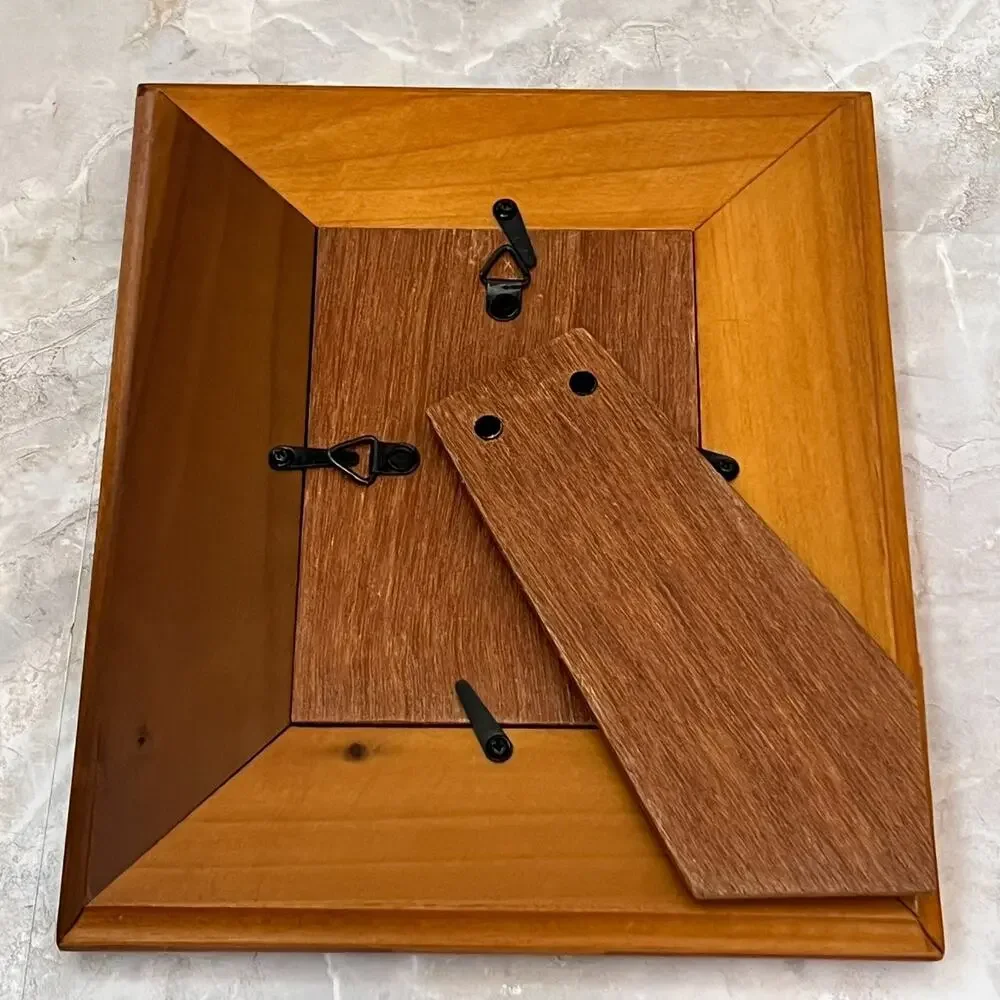 Solid Two Tone Wood Photo Frame 4 x 6